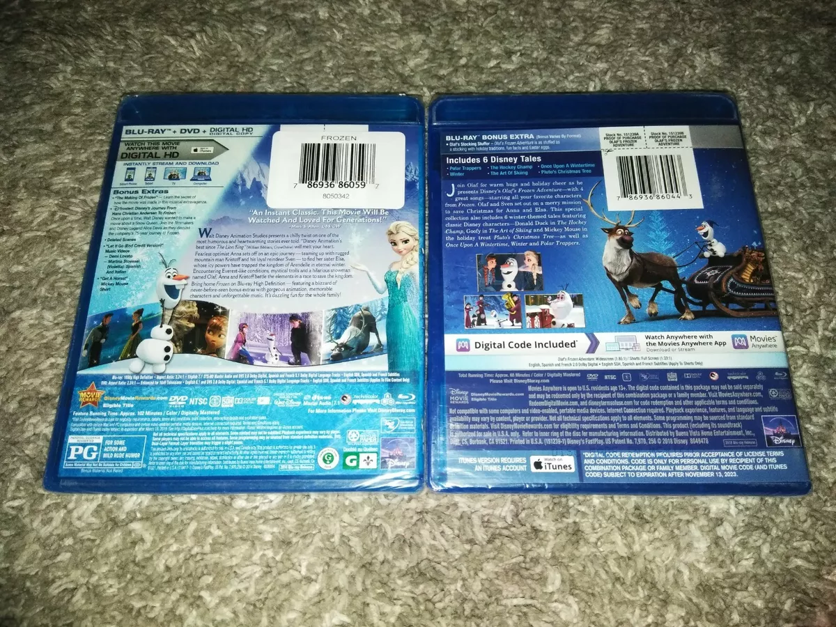 Frozen 3-Movie Collection - DVD / I + II + Olaf's Frozen Adventure -  YUKIPALO