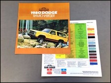 1980 Dodge Ramcharger And Macho Se 4wd Original Sales Brochure Catalog 1980 Dodge Ramcharger And Macho Se 4wd Original Sales Brochure Catalog