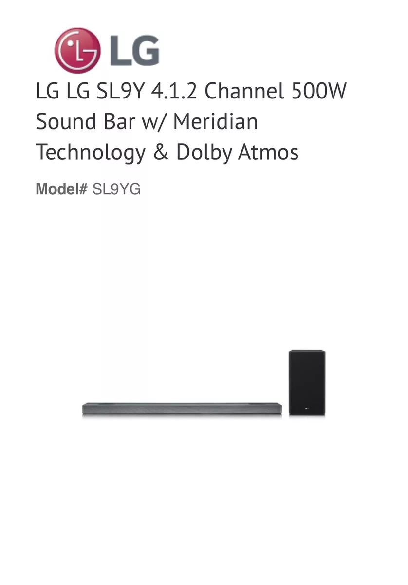 Soundbar lg 4.1 500w 2025