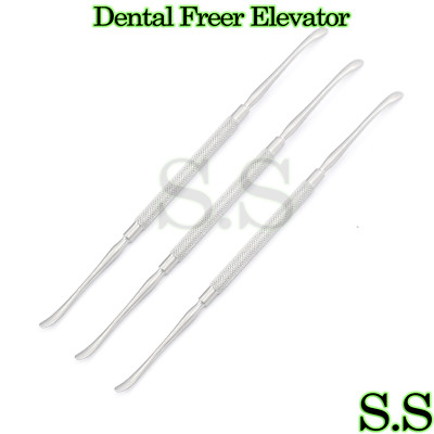 3 FREER Elevator Surgical Dental Ophthalmic Instruments