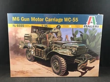 Italeri M6 Gun Motor Carriage WC-55 1:35 Scale Plastic Model Kit 6555 NISB