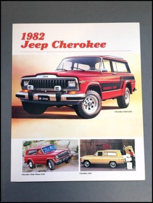 1982 Jeep Cherokee Chief and Laredo Original Car Sales Brochure