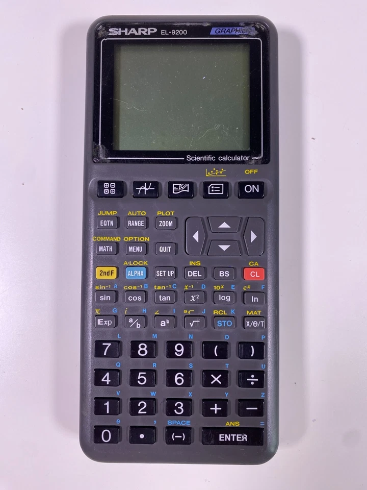Sharp EL-9200 Scientific Graphics Calculator - Not Working No Power Sold As Seen - Image 3 of 4