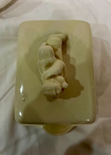 Vintage Lurpak Butter Dish Douglas Figure 1980s Wade Ceramic Retro Kitchen - Picture 5 of 11