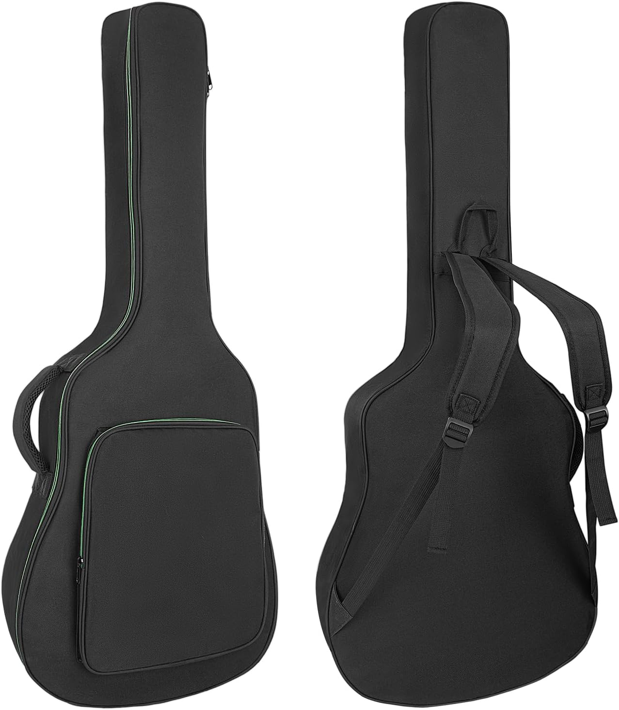 40 Inch Acoustic Guitar Bag Gig Bag with Thick Padding and Pockets Blue
