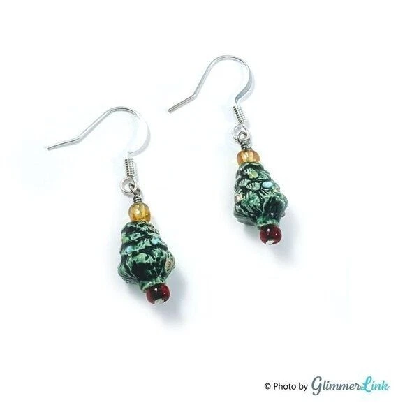 Pendientes colgantes de cerámica para árbol de Navidad Foto 4 de 4