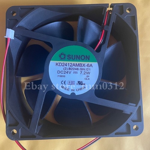 Ventilateur Sunon 120x120x38mm DC 24V – Pour Refroidissement Onduleur Ou PC, 2 Broches, Version De Stock