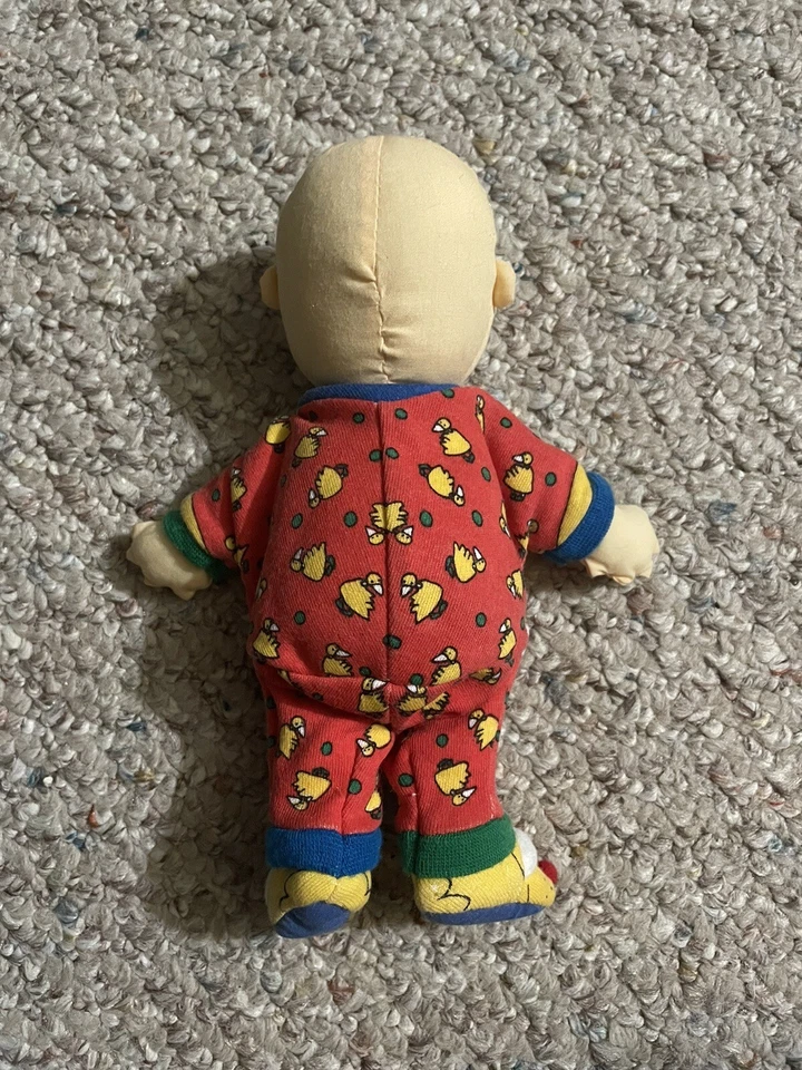 "Pijama Calliou 1996 vintage 8"" muñeca de peluche juguete de peluche dibujos animados" Foto 2 de 3