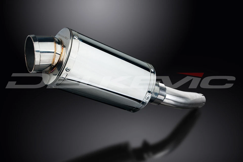 Triumph Sprint ST 955i 1998-2005 Kit de silenciador de escape ovalado de acero inoxidable de 9" Foto 2 de 4