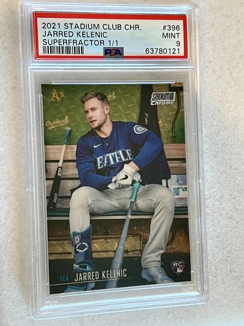 2021 Topps Stadium Club Chrome Jarred Kelenic Superfractor 1/1 RC PSA 9
