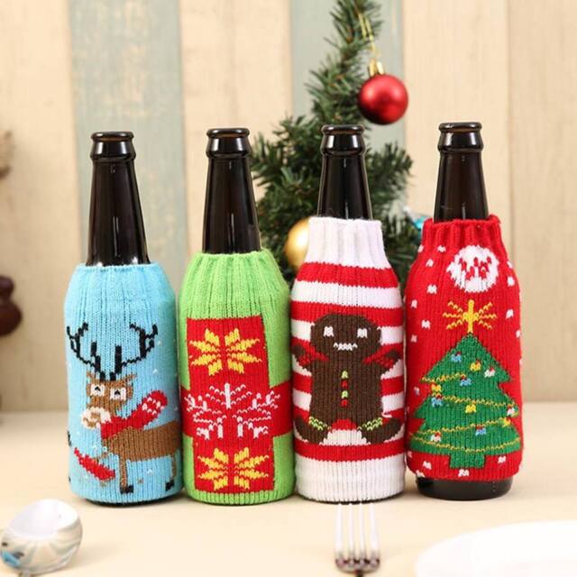 Ugly knitted Christmas beer coolers | Christmas gifts for your ex