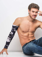 9 Pares De Mangas De Brazo Para Hombres Y Mujeres Proteccion Solar UV Brazos