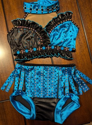 Custom Made Jazz Theater Tap Girls Dance Costume Size 6, 7, 8