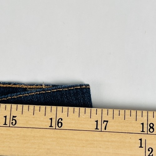 Gloria Vanderbilt Amanda Tapered Leg Womens Jeans 16P Short Blue Stretch Dark - Picture 6 of 9