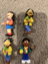 Vintage Fisher Price Puzzle Place PVC Toy Figures PBS Kids 1990s