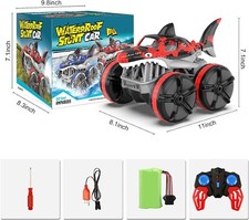 Amphibious Remote Control Car - RC Stunt Car for Kids 2.4 Ghz 4WD Remote Control