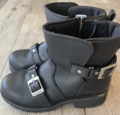 Xelement Black Leather Zipper Motorcycle Riding Boots Amazon.com: Xelement X19409 Men main image 3