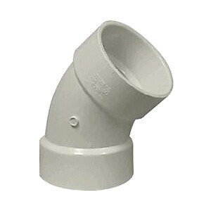Napco P506 PVC Solvent Weld SDR35 Sewer 1/8 Bend 6-Inch Hub