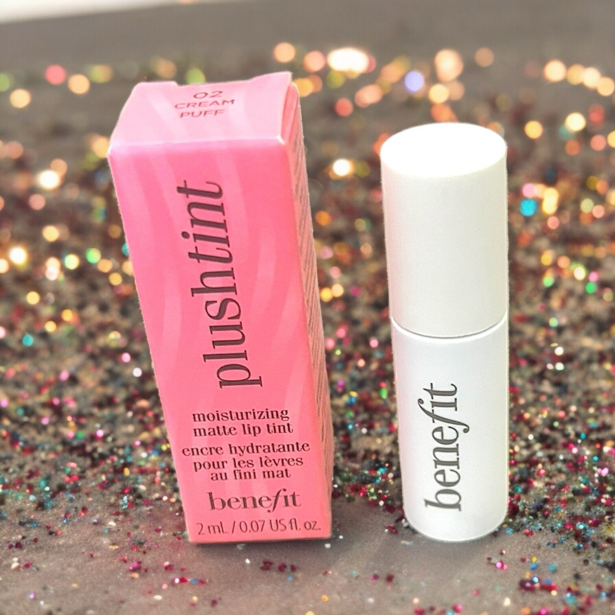 BENEFIT COSMETICS Plush Tint 0.07 US fl oz in 02 Cream Puff NEW IN