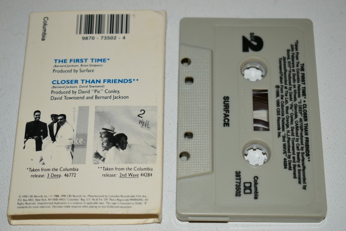 Cassette Tape Single - Surface - The Firt Time & Closer than