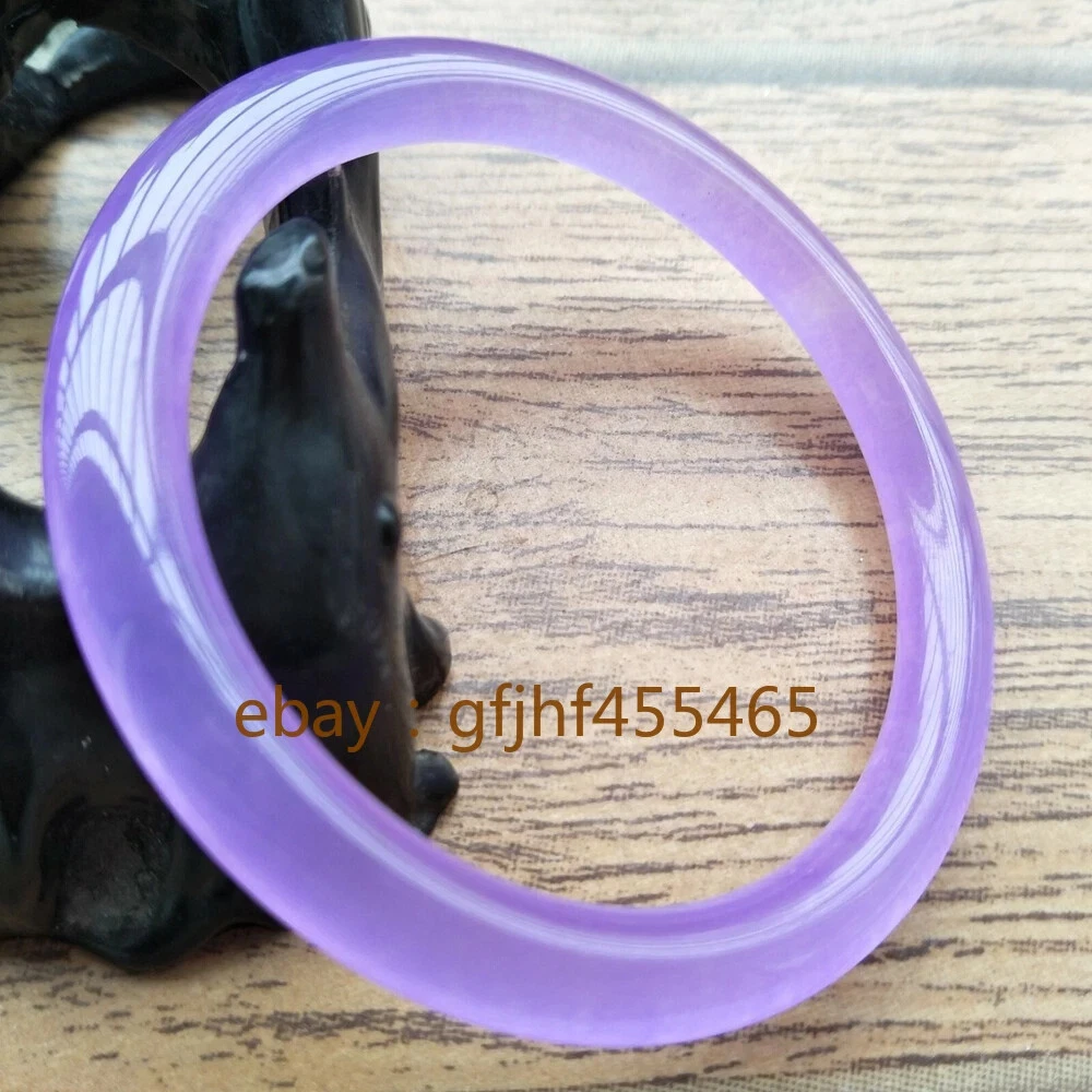VALENTINO Autentico Bellissimo Bracciale Gioielli 56 64mm Pietra Quarzo Lavanda Naturale Giada