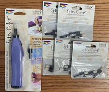 Delta Spin Color Motorized Color Application Tool with extra Brushes