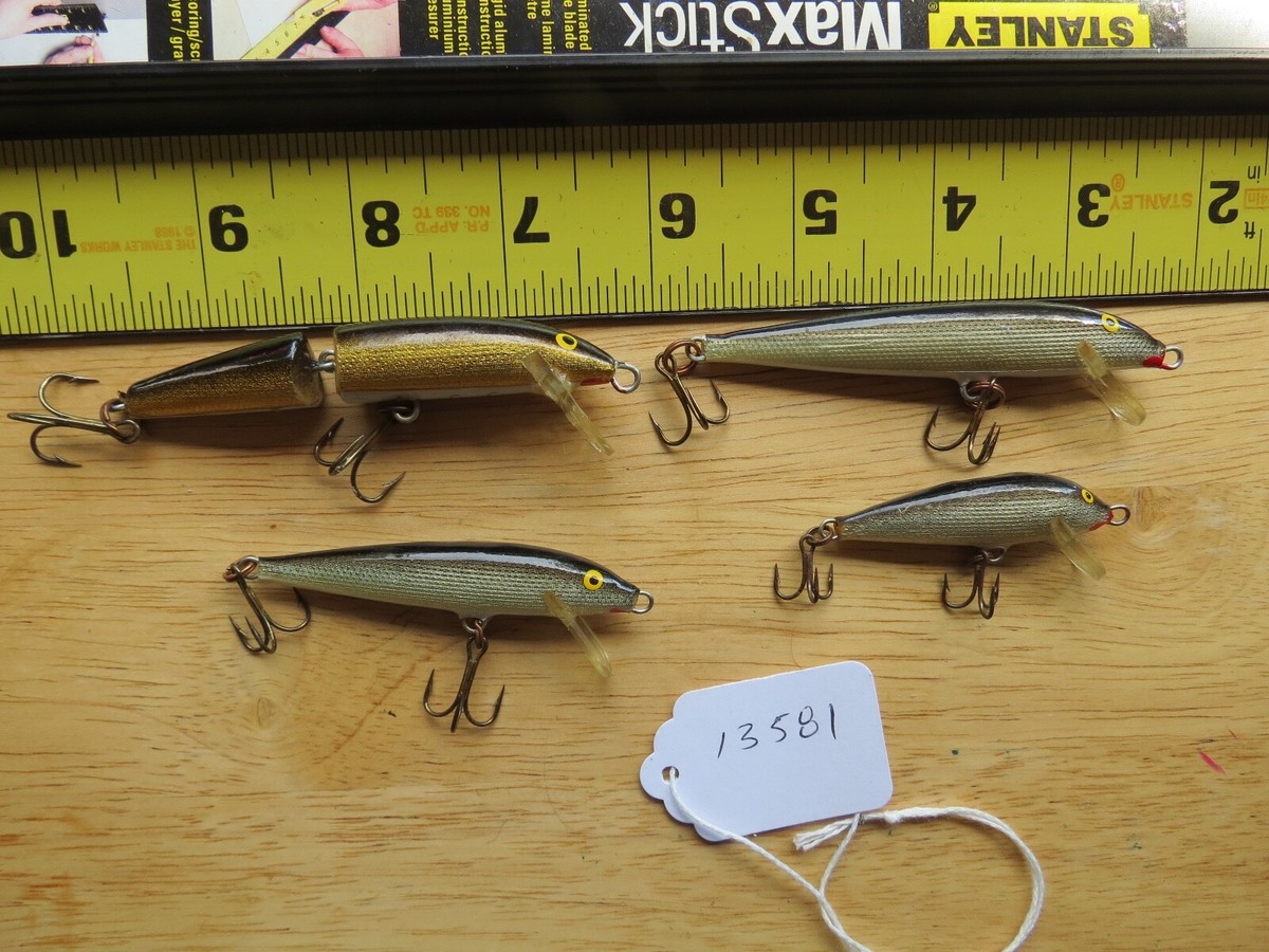 Lot De Leurres De Pêche Flottants Vintage Rapala - #13581 - Occasion