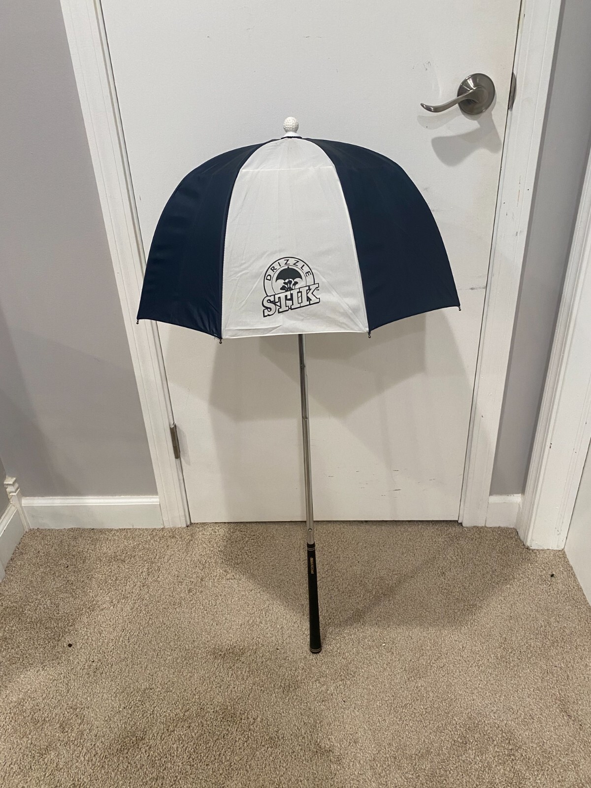 Drizzle Stick Golf Bag Umbrella Navy Blue eBay