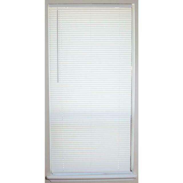 Mainstay Cordless 1 Vinyl Light Filtering 27 X 64 Inch Blinds White For Sale Online Ebay