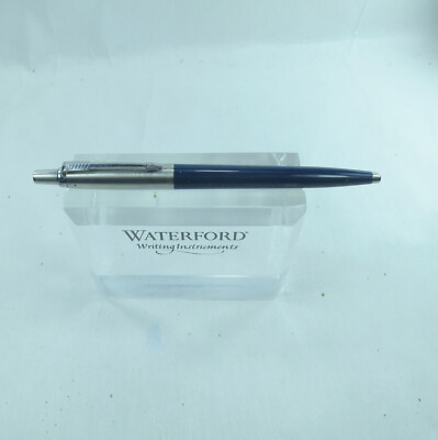Vintage Parker Blue Jotter CT Kugelschreiber, Tellerantrieb UK, Datum IQ,'90