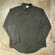 True Vintage 60s Distressed Big Mac Penney  s Work Shirt Heavy Twill USA Made XL