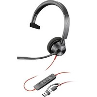 Hp Poly Blackwire 3310 – Monaurales USB-C Headset, Microsoft Teams Zertif #AL011