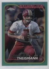 2024 Topps Chrome Green Refractor 70/99 Joe Theismann #196 1i5d