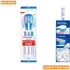 Delicate Cleaning with Our 2 1 Sensitive Toothbrush Set - 3 Count