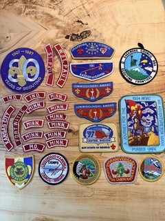 Boy Scout patches LOT Of 28 New & Used Vintage & Rare Included BSA OA