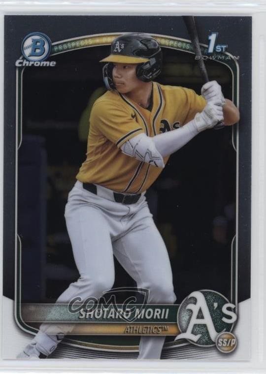 2025 Bowman Chrome Prospects Shotaro Morii #BCP-170 tw0