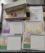 Epicurean Tarot Recipe Cards by Corinne Kenner (2004, Hardcover)