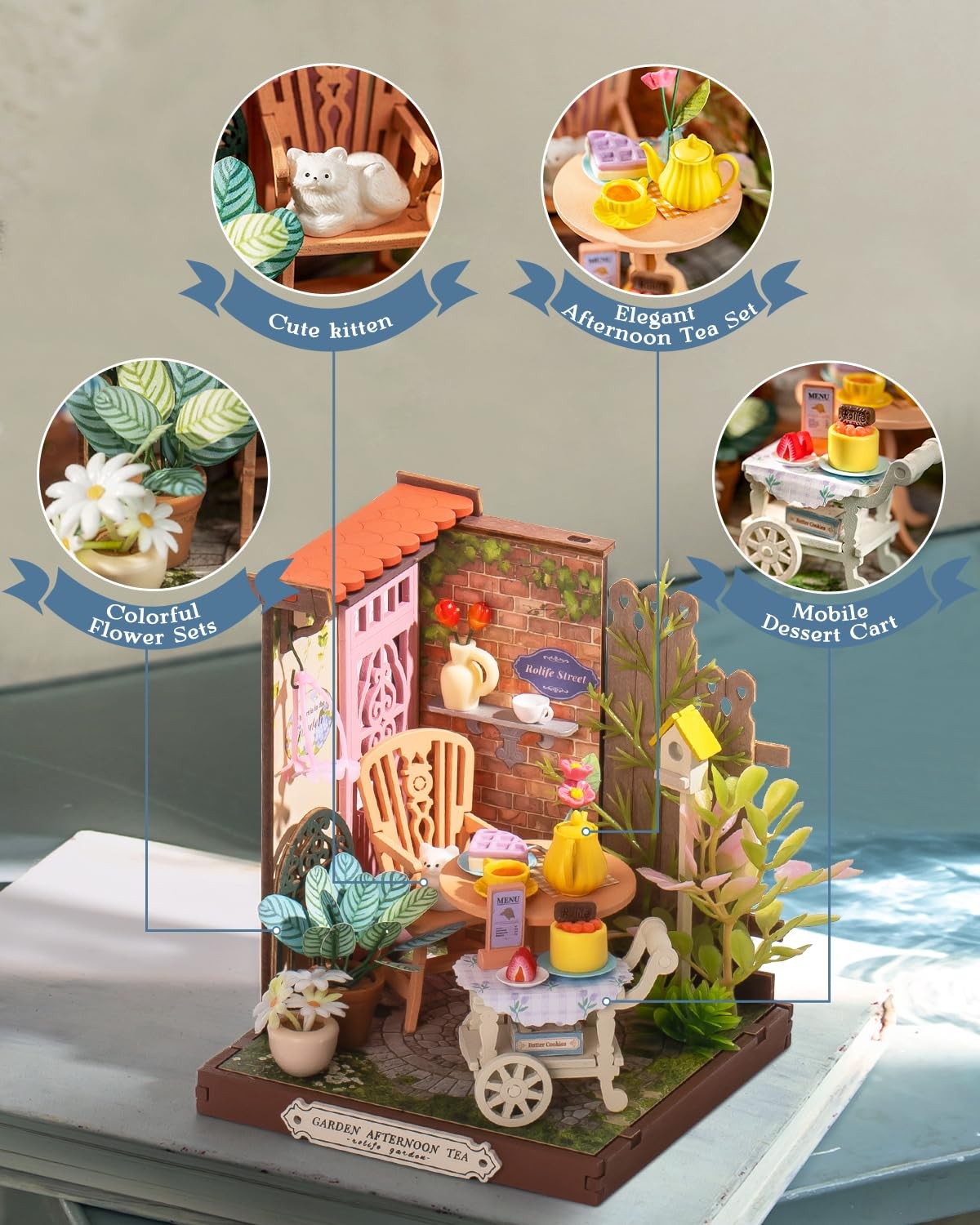 Rolife DIY Miniature House Modellismo Casa in Miniatura da Costruire Modellismo foto 3