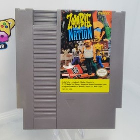 *Rare* Zombie Nation (Nintendo NES, 1991) Authentic - Tested