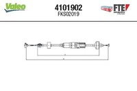 Kupplungsseil Kupplungszug Fte 4101902 FüR Golf Vw 3 1H1 Vento 1H2 Variant 1H5