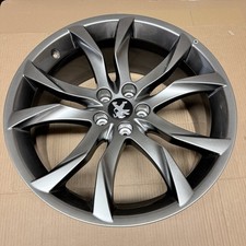 1x Original Peugeot RCZ Alufelge 19 Zoll Felge Midnight Silver 9673495677 5402ES