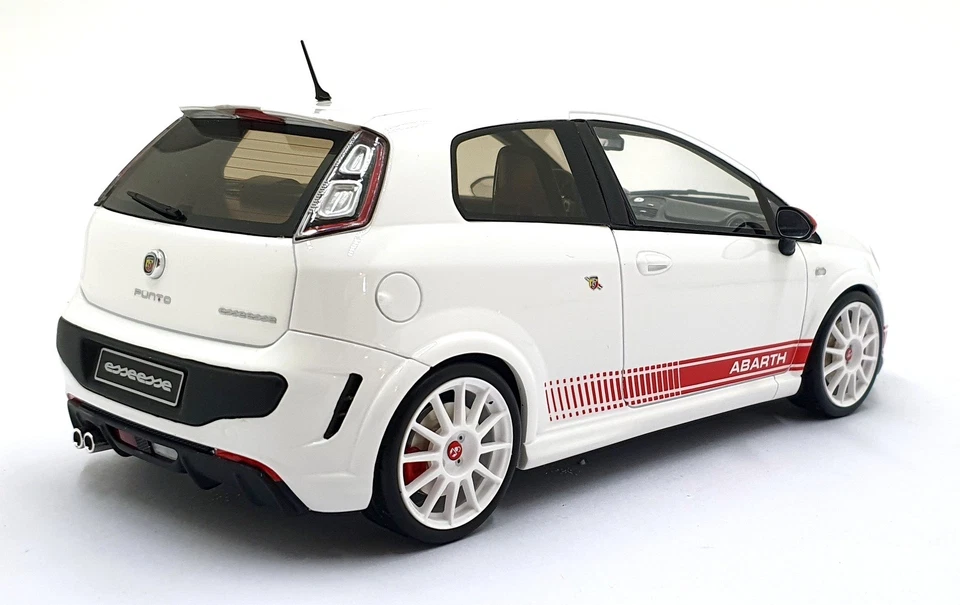 Modelos Otto escala 1/18 resina OT460 - Fiat Punto Evo Abarth Esseesse - blanco Foto 2 de 4