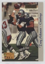 1993 Classic Pro Line Live Tri-Star Promos Troy Aikman HOF 0q3