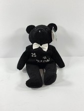 1998 SALVINO'S BAMMERS MARK MCGWIRE 25 NL HR CHAMP BLACK PLUSH BEAR