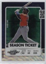 2021 Panini Contenders Season Ticket Optic Green Wave Prizm Yordan Alvarez 1n7s