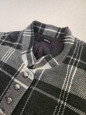 Mixit Womens Plaid Button-Front Lined Short J...