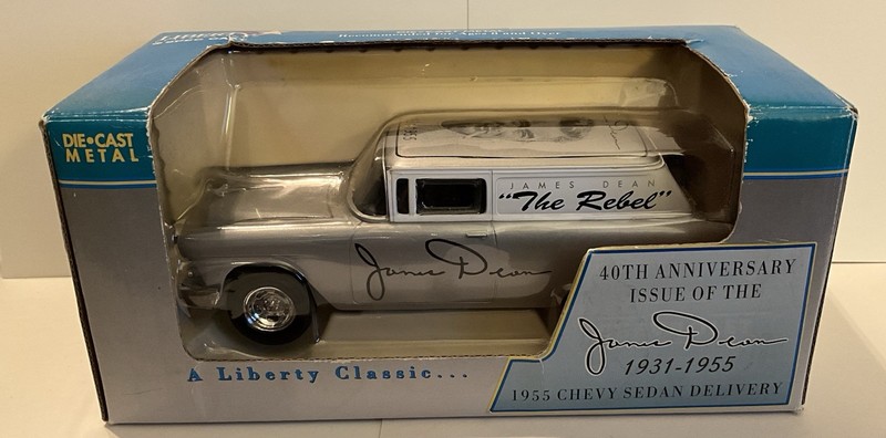 James Dean Diecast Car The Rebel 1931-1955 Chevy Limited Edition ‘’NIB’’.