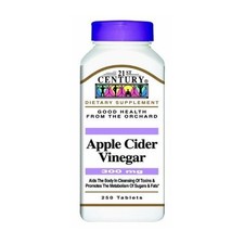 21st Century Apple Cider Vinegar Dietary Supplements Tablets 300 mg 250 Count