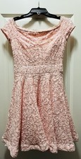 Womens Dress Pink Sequin Prom Party Wedding Short Formal