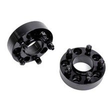 Steeda Wheel Spacer Hub Centric 1 Black Pair Mustang V6 15-17 Ecoboostgt 15-2